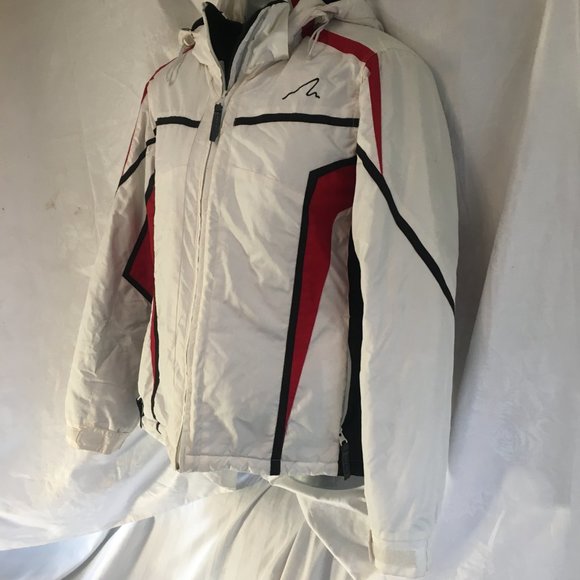 *HOST PICK* Alpinetek Jacket White Sz M 10/12 Autentic Terrain Gear Winter Coat - Picture 5 of 15